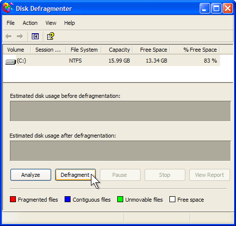 Defrag step 4