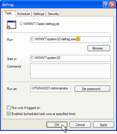 Defragmentation 12